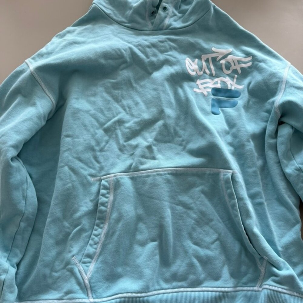 FILA Men's Essential Big Logo Hoodie